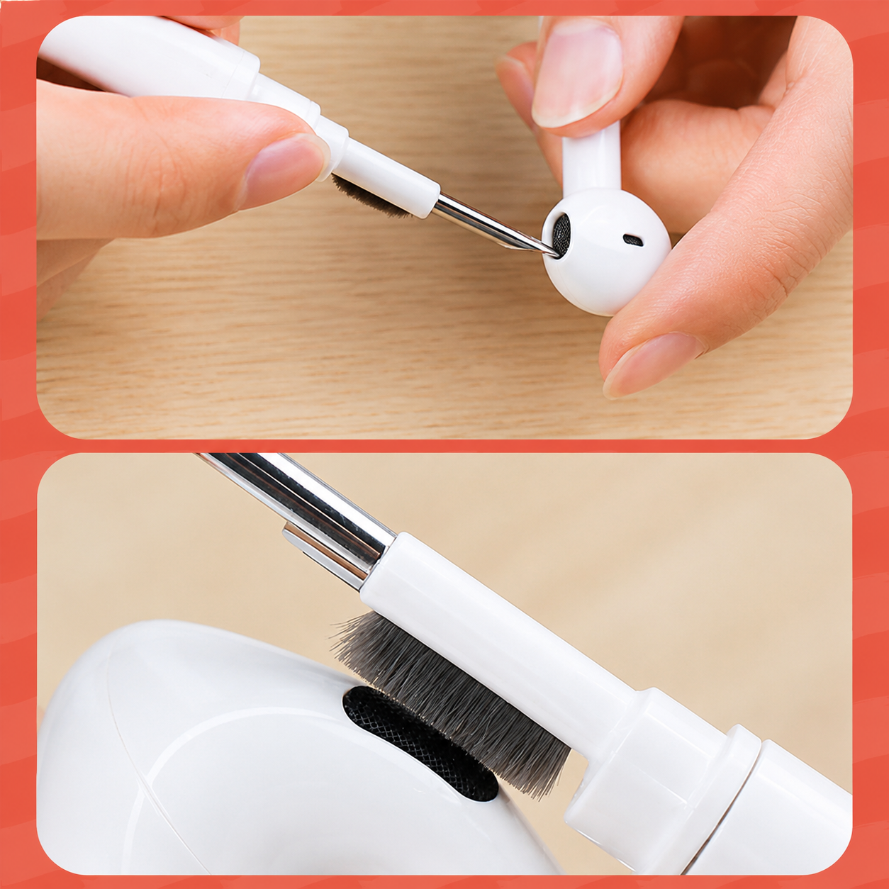 5-in-1 Multi-Function Keyboard & Electronics Cleaning Brush | Keycap Puller & Corner Gap Cleaning Tool