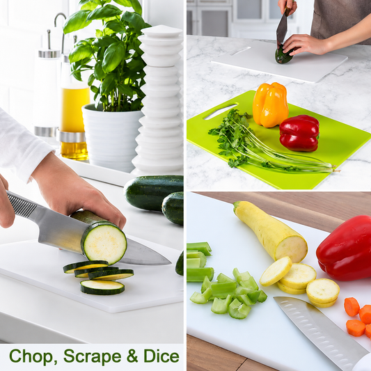 Heavy-Duty Kitchen Chopping Board. | BPA-Free Kitchen Cutting Board for Vegetables, Fruits & Daily Cooking