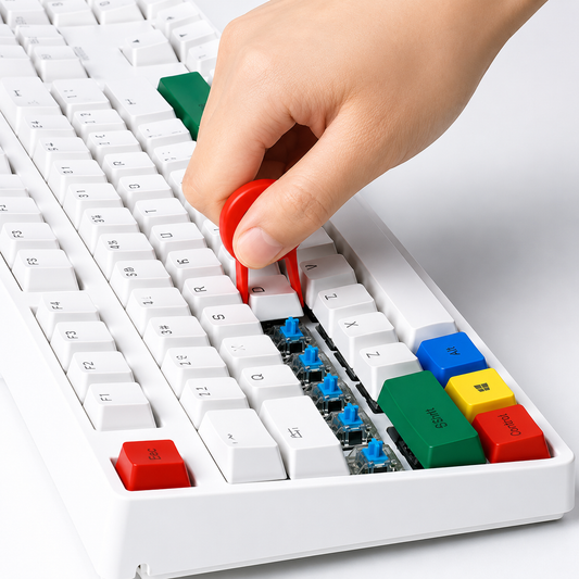 5-in-1 Multi-Function Keyboard & Electronics Cleaning Brush | Keycap Puller & Corner Gap Cleaning Tool