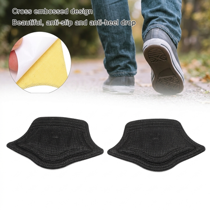Heel Cushion Pads for Shoes (1 Pair) | Soft Self-Adhesive Heel Protectors | Anti-Blister Heel Grip Inserts for Loose Shoes | Cuttable Heel Comfort Pads