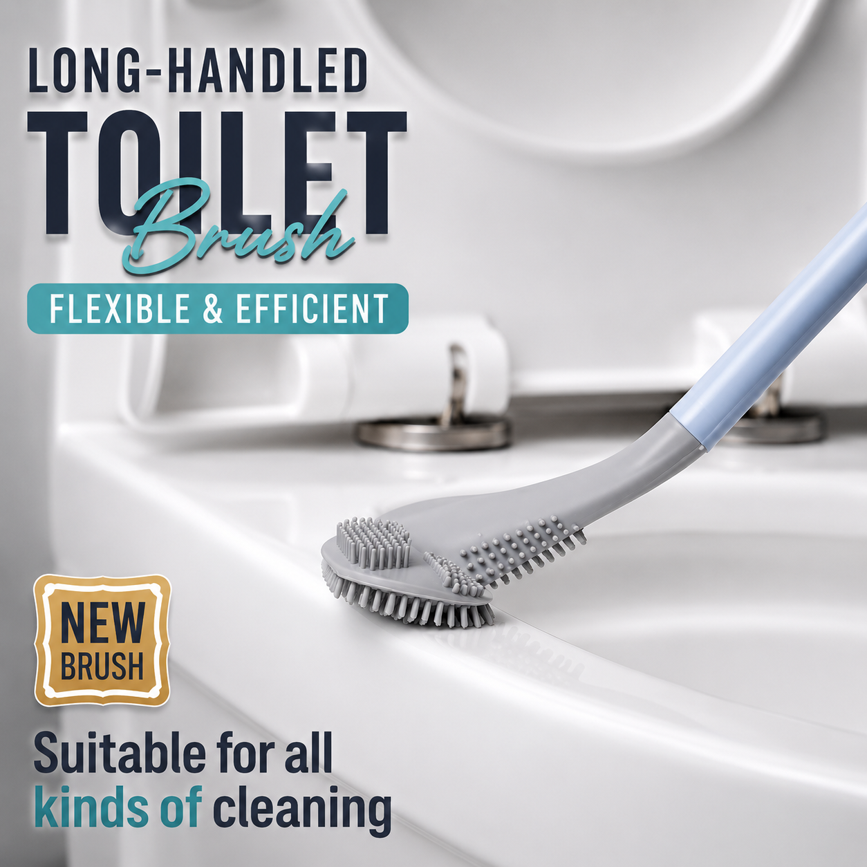 Deep Reach Toilet Brush | BUY 1 GET 1 FREE + FREE DELIVERY | Limited Time Offer