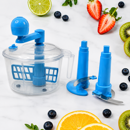 Manual Atta Maker Machine | Dough Maker with Measuring Cups, Soft Vegetable Chopper & Mixer