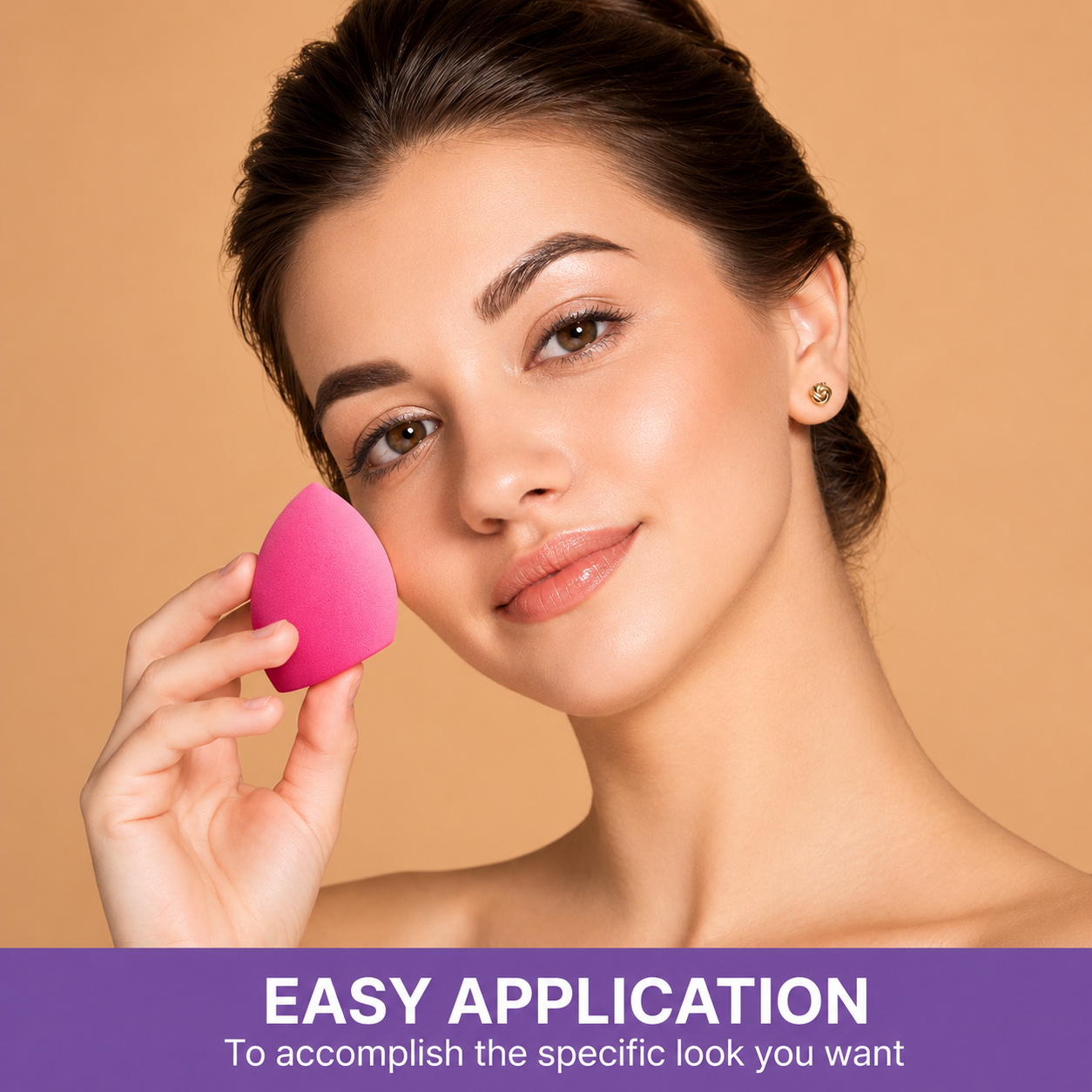 6-Piece Makeup Sponge Set | Soft Beauty Blender Sponges for Foundation, Concealer, Cream, Powder & Liquid Makeup