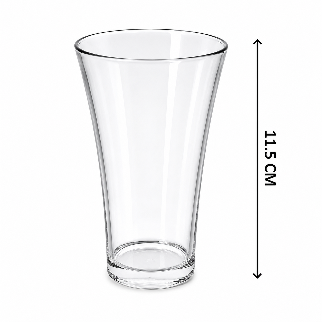 270ml Transparent Glass Tumbler Set of 6 | Heat Resistant Juice & Water Glasses for Home & Kitchen
