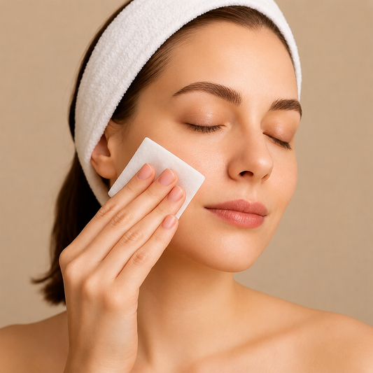 Cotton Makeup Remover Pads (Pack of 40) | Soft Cotton Pads for Makeup Removal & Skincare