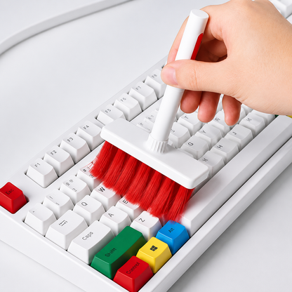 5-in-1 Multi-Function Keyboard & Electronics Cleaning Brush | Keycap Puller & Corner Gap Cleaning Tool