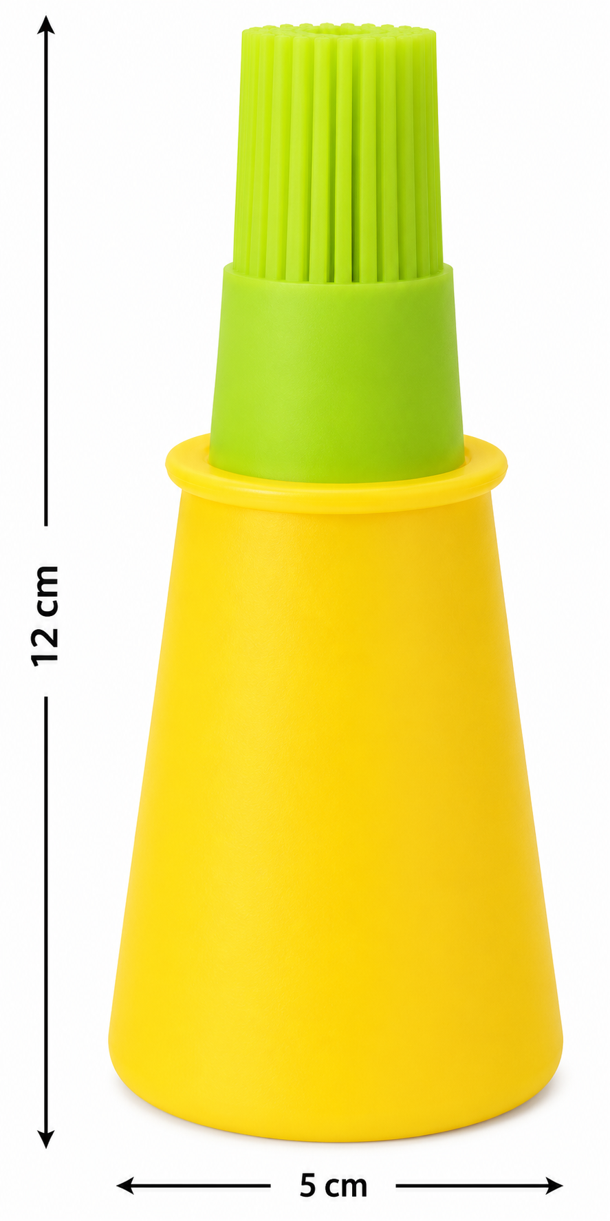 Silicone Oil Dispenser Brush | BBQ, Baking & Cooking Basting Brush with Oil Bottle