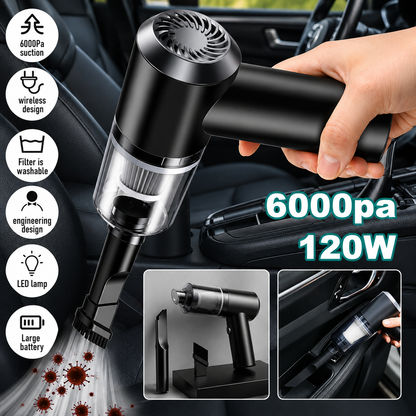 3 in 1 Wireless Mini Vacuum Cleaner & Air Blower | Portable Rechargeable Cleaner | ANIVARYAM