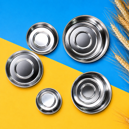 5-Piece Stainless Steel Food Storage Containers with Airtight Lid